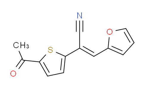 MC2E1492 | 478261-04-0 | (2E)-2-(5-乙酰基噻吩-2-基)-3-(呋喃-2-基)丙-2-烯腈