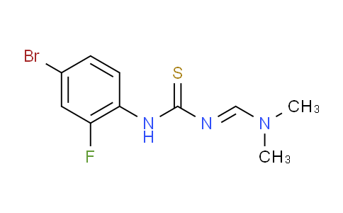 MC2E5973 | 477852-62-3 | N-(4-溴-2-氟苯基)-N'-(二甲氨基)亚甲基硫脲