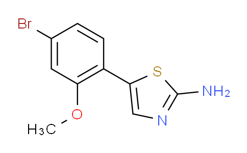 MC2E7161 | 2755724-03-7 | 5-(4-Bromo-2-methoxyphenyl)thiazol-2-amine