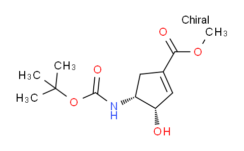 329910-42-1 | methyl (3S,4R)-4-(tert-butoxycarbonylamino)-3-hydroxy-cyclopentene-1-carboxylate