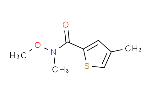 DY2F0256 | 1862972-98-2 | N-Methoxy-N,4-dimethylthiophene-2-carboxamide