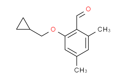1713655-46-9 | 2-(Cyclopropylmethoxy)-4,6-dimethylbenzaldehyde