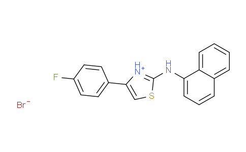 DY2F0731 | 466683-55-6 | 4-(4-Fluorophenyl)-2-(1-naphthylamino)-1,3-thiazol-3-ium bromide