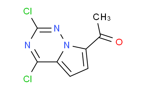 1782497-33-9 | 1-{2,4-ジクロロピロロ[2,1-f][1,2,4]トリアジン-7-イル}エタン-1-オン