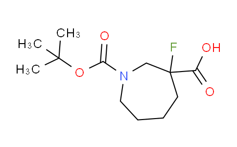 1784118-03-1 | 1-叔丁氧羰基-3-氟-氮杂环庚烷-3-羧酸