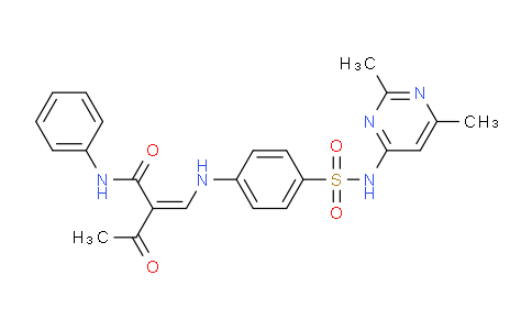 1025650-43-4 | (2Z)-2-[({4-[(2,6-Dimethylpyrimidin-4-yl)sulfamoyl]phenyl}amino)methylidene]-3-oxo-N-phenylbutanamide
