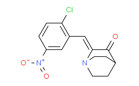 DY2F6851 | 1164457-51-5 | (2Z)-2-[(2-chloro-5-nitrophenyl)methylidene]-1-azabicyclo[2.2.2]octan-3-one