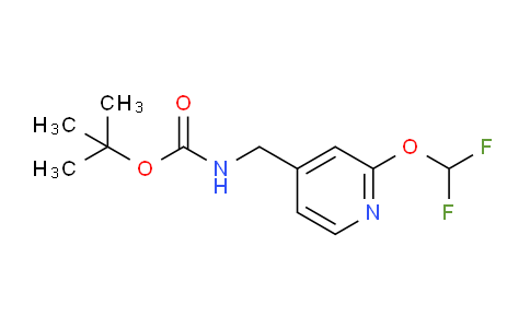 943845-49-6 | tert-Butyl ((2-(difluoromethoxy)pyridin-4-yl)methyl)carbamate