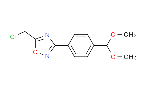1119449-59-0 | 5-(Chloromethyl)-3-(4-(dimethoxymethyl)phenyl)-1,2,4-oxadiazole