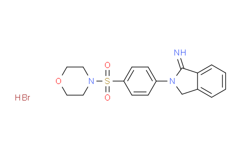 1049745-70-1 | 1H-Isoindol-1-imine, 2,3-dihydro-2-[4-(4-morpholinylsulfonyl)phenyl]-, hydrobromide (1:1)