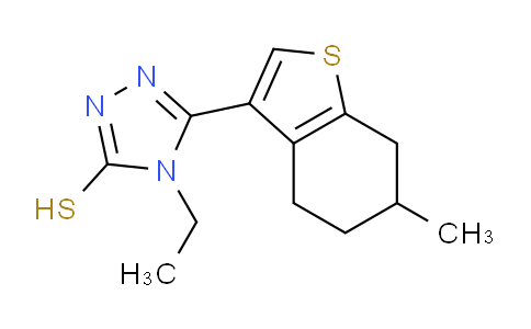 MC2G0887 | 438231-18-6 | <br>4-Ethyl-5-(6-methyl-4,5,6,7-tetrahydro-1-benzothien-3-yl)-4H-1,2,4-triazole -3-thiol