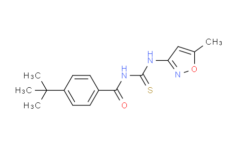 477508-64-8 | 1-(4-叔丁基苯甲酰)-3-(5-甲基-1,2-恶唑-3-基)硫脲
