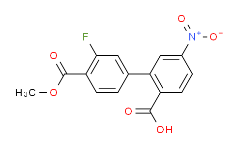 MC2G0986 | 1261893-18-8 | 2-(3-fluoro-4-methoxycarbonylphenyl)-4-nitrobenzoic Acid