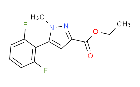 1361019-08-0 | ethyl 5-(2,6-difluorophenyl)-1-methyl-1H-pyrazole-3-carboxylate