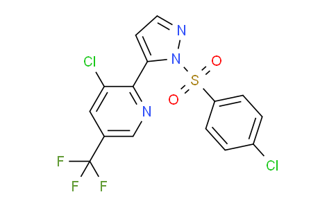 DY2G1356 | 1311277-99-2 | 3-Chloro-2-[2-(4-chloro-benzenesulfonyl)-2H-pyrazol-3-yl]-5-trifluoromethyl-pyridine