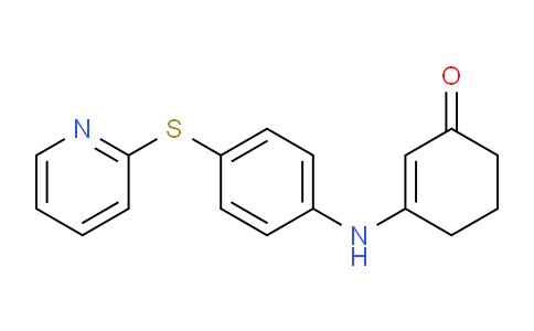 634155-00-3 | 3-{[4-(pyridin-2-ylsulfanyl)phenyl]amino}cyclohex-2-en-1-one