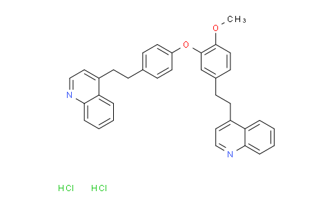 MC2G3619 | 365542-45-6 | 4-[2-(4-{2-methoxy-5-[2-(4-quinolinyl)ethyl]phenoxy}phenyl)ethyl] Quinoline Dihydrochloride