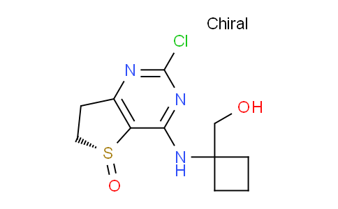 1423719-36-1 | (R)-2-氯-4-((1-(羟甲基)环丁基)氨基)-6,7-二氢噻吩并[3,2-d]嘧啶-5-氧化物