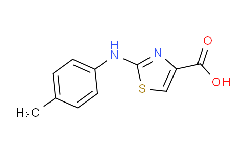 DY2G4308 | 165682-78-0 | 4-Thiazolecarboxylic acid, 2-[(4-methylphenyl)amino]-