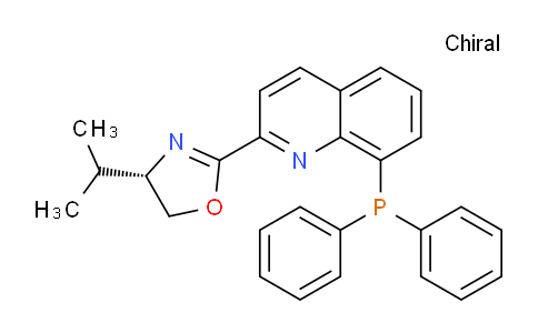 DY2G6001 | 244610-26-2 | (S)-2-(8-(Diphenylphosphanyl)quinolin-2-yl)-4-isopropyl-4,5-dihydrooxazole