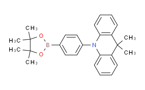 1643935-09-4 | 9,9-Dimethyl-10-(4-(4,4,5,5-tetramethyl-1,3,2-dioxaborolan-2-yl)phenyl)-9,10-dihydroacridine