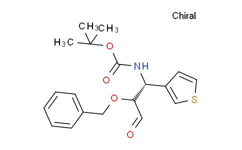 2306259-48-1 | tert-butyl N-[(1R)-2-benzyloxy-3-oxo-1-(3-thienyl)propyl]carbamate