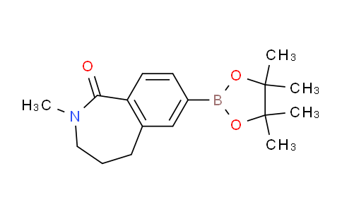 MC2G8964 | 2403612-48-4 | 2-methyl-7-(4,4,5,5-tetramethyl-1,3,2-dioxaborolan-2-yl)-4,5-dihydro-3H-2-benzazepin-1-one