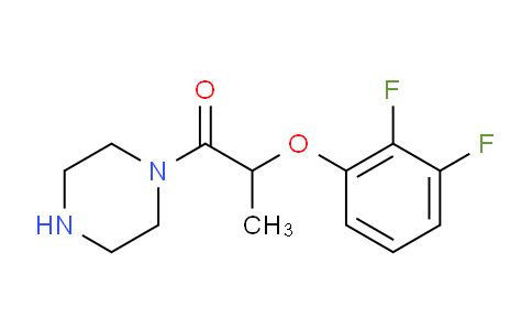 1271613-34-3 | 2-(2,3-Difluorophenoxy)-1-(piperazin-1-yl)propan-1-one