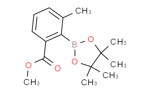 887234-98-2 | Benzoic acid, 3-methyl-2-(4,4,5,5-tetramethyl-1,3,2-dioxaborolan-2-yl)-,methyl ester