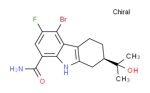 MC2H2224 | 1643156-22-2 | (2R)-5-bromo-6-fluoro-2-(2-hydroxypropan-2-yl)-2,3,4,9-tetrahydro-1H-carbazole-8-carboxamide