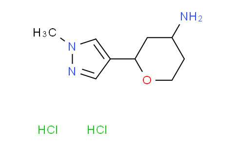 1820706-21-5 | 2-(1-methyl-1H-pyrazol-4-yl)oxan-4-amine dihydrochloride