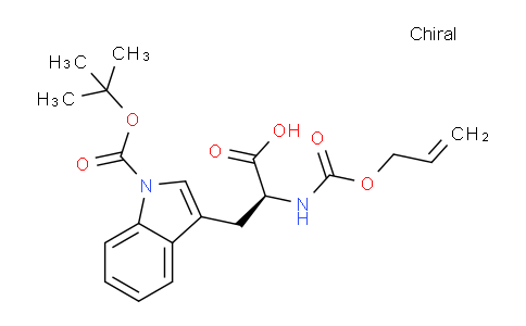1911585-39-1 | (2S)-3-{1-[(tert-butoxy)carbonyl]-1H-indol-3-yl}-2-{[(prop-2-en-1-yloxy)carbonyl]amino}propanoic acid
