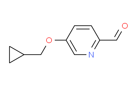 CAS No. 1502637-39-9, 5-(Cyclopropylmethoxy)picolinaldehyde