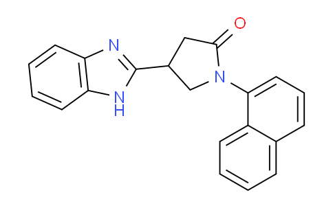 MC2H6690 | 708284-62-2 | 4-(1H-Benzimidazol-2-yl)-1-(1-naphthyl)pyrrolidin-2-one