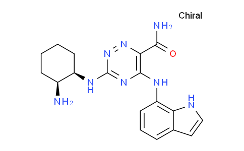 1491150-77-6 | 3-{[(1r,2s)-2-Aminocyclohexyl]amino}-5-(1h-Indol-7-Ylamino)-1,2,4-Triazine-6-Carboxamide