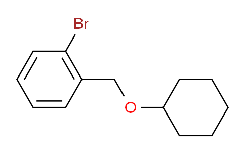 498573-44-7 | Benzene, 1-bromo-2-[(cyclohexyloxy)methyl]-
