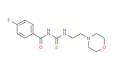 MC2M0934 | 327975-20-2 | N-(4-fluorobenzoyl)-N'-[2-(4-morpholinyl)ethyl]thiourea