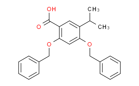 909871-48-3 | 5-(1-甲基乙基)-2,4-双(苯基甲氧基)-苯甲酸