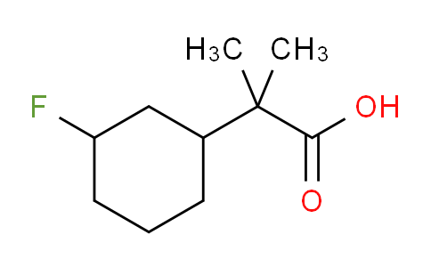 1785043-85-7 | 2-(3-Fluorocyclohexyl)-2-methylpropanoic acid