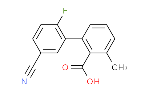 DY2M3552 | 1262006-00-7 | 2-(5-cyano-2-fluorophenyl)-6-methylbenzoic Acid
