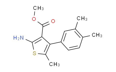 MC2M3983 | 350989-74-1 | Methyl 2-amino-4-(3,4-dimethylphenyl)-5-methylthiophene-3-carboxylate