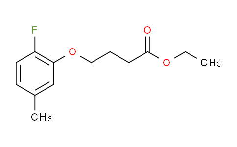 DY2M5446 | 1443354-44-6 | Ethyl 4-(2-fluoro-5-methyl-phenoxy)butanoate