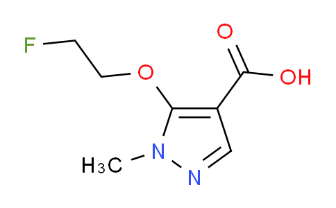 1990055-46-3 | 5-(2-氟乙氧基)-1-甲基-1H-吡唑-4-羧酸