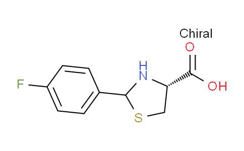MC2M5895 | 278806-16-9 | 4-Thiazolidinecarboxylic acid, 2-(4-fluorophenyl)-, (4R)-