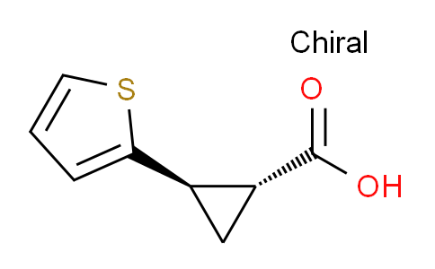 DY2M7426 | 161813-94-1 | Cyclopropanecarboxylic acid, 2-(2-thienyl)-, (1R,2R)-