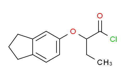 1160257-64-6 | 2-(2,3-Dihydro-1H-inden-5-yloxy)butanoyl chloride