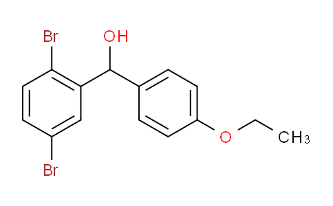 1282849-48-2 | 苯甲醇，2,5-二溴-α-(4-乙氧基苯基)-