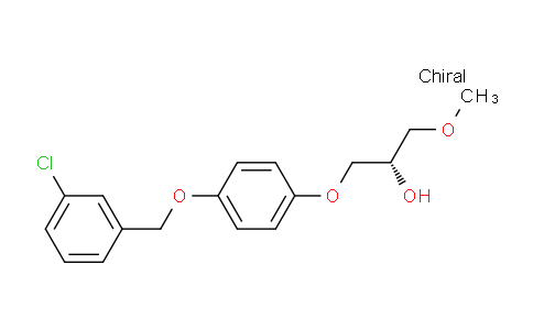 124991-40-8 | 2-Propanol, 1-[4-[(3-chlorophenyl)methoxy]phenoxy]-3-methoxy-, (S)-