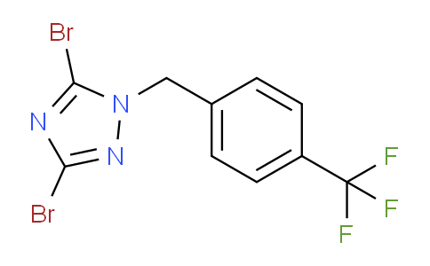1240572-19-3 | 3,5-Dibromo-1-{[4-(trifluoromethyl)phenyl]methyl}-1H-1,2,4-triazole