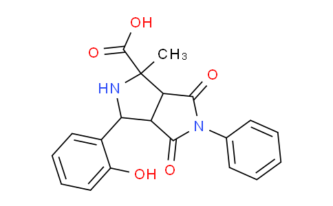 496923-35-4 | <br>3-(2-Hydroxyphenyl)-1-methyl-4,6-dioxo-5-phenyloctahydropyrrolo[3,4-c]pyrro le-1-carboxylic acid